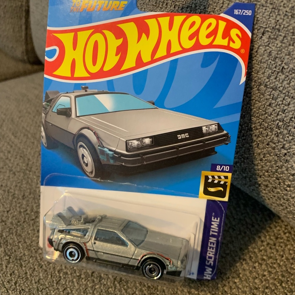 Hot Wheels Back To The Future Time Machine Delorean HW SCREEN TIME